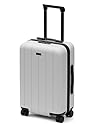 Image for CHESTER Minima Carry-On Luggage / 22" Lightweight Polycarbonate Hardshell/Spinner Suitcase/TSA Approved Cabin Size (White)